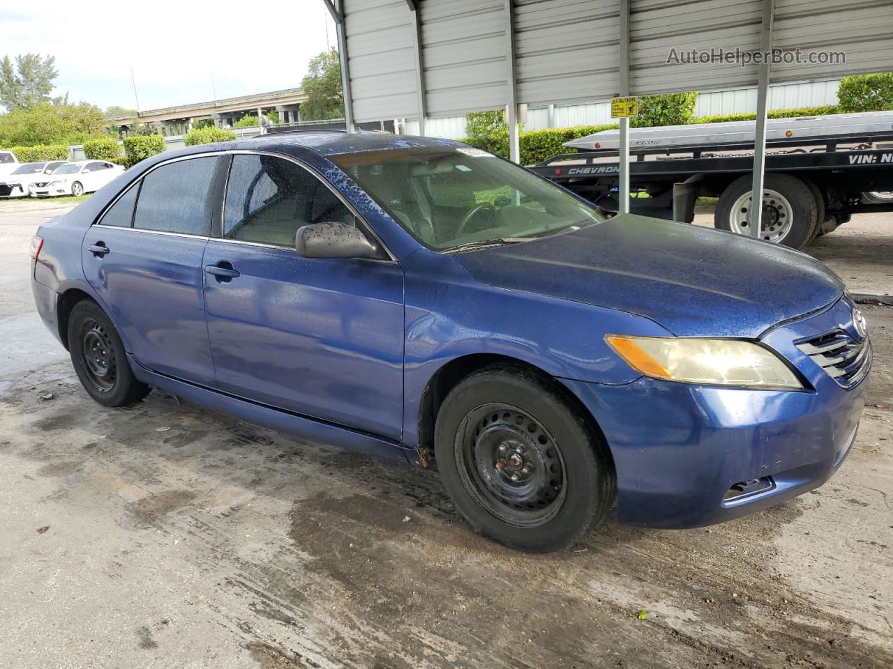 2007 Toyota Camry Ce Blue vin: 4T1BE46K17U158131