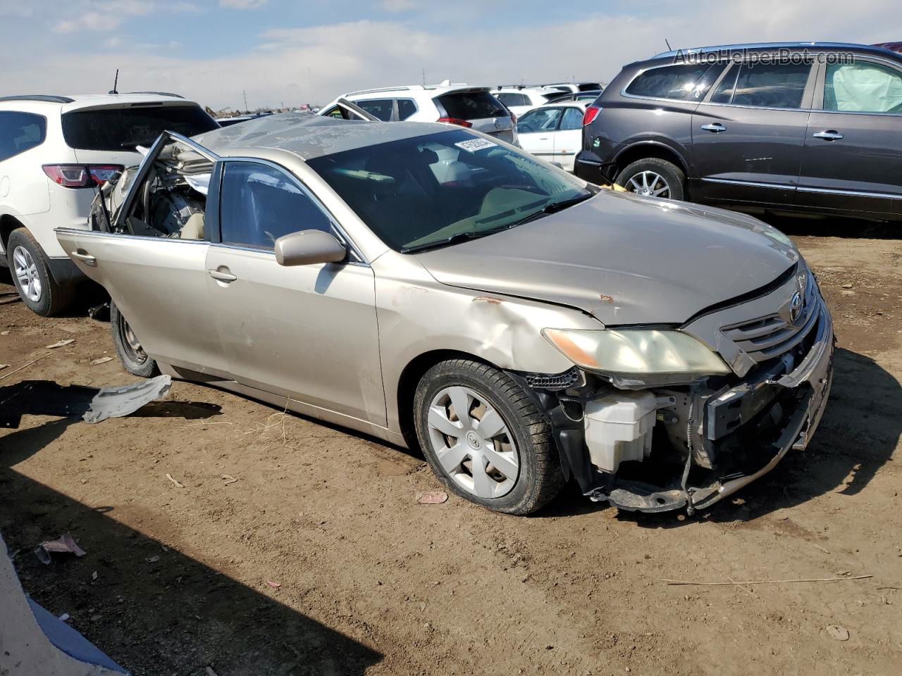 2007 Toyota Camry Ce Gold vin: 4T1BE46K17U621918