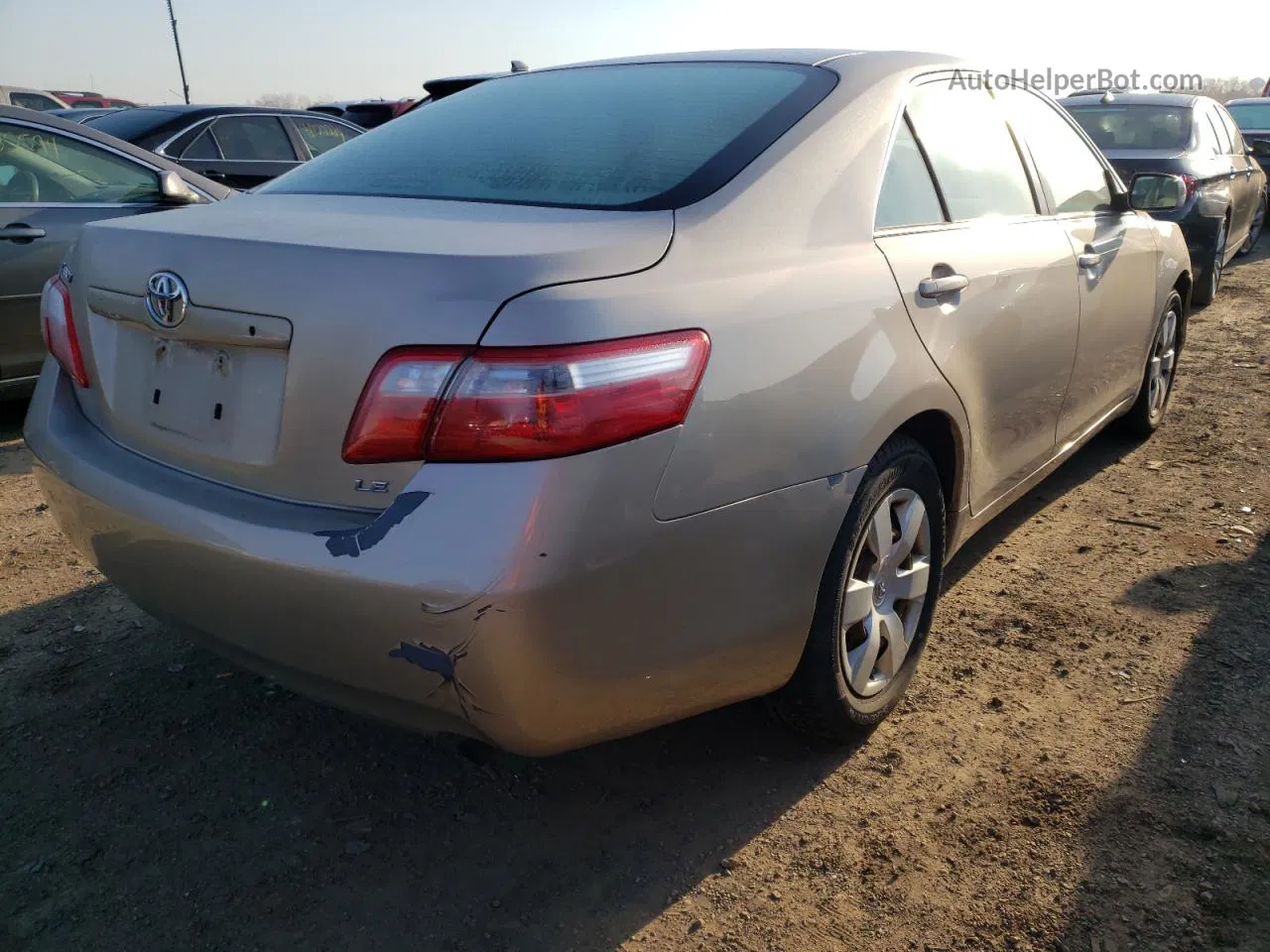 2007 Toyota Camry Ce Желто-коричневый vin: 4T1BE46K17U663747