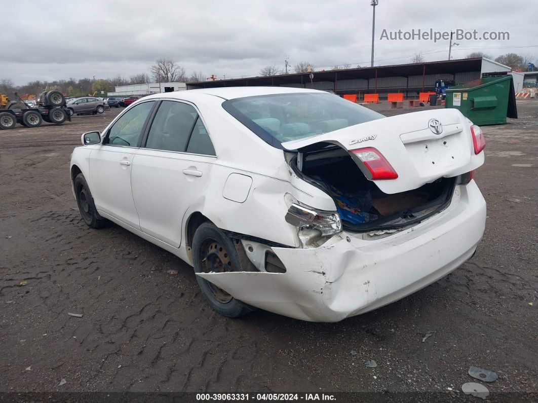 2007 Toyota Camry Le White vin: 4T1BE46K17U665532