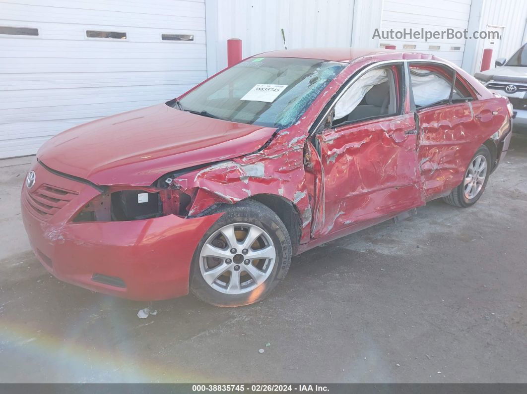 2008 Toyota Camry Le Red vin: 4T1BE46K18U238000