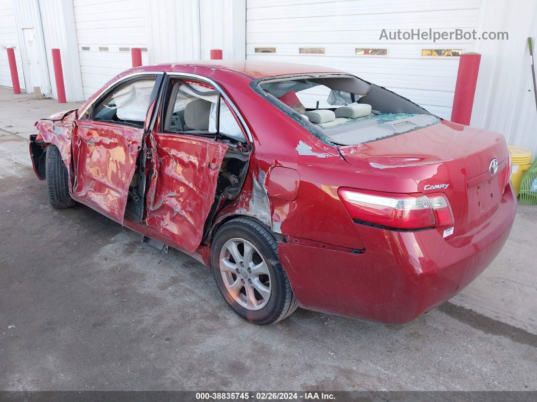 2008 Toyota Camry Le Red vin: 4T1BE46K18U238000