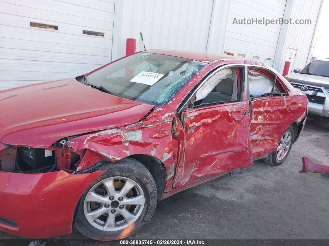 2008 Toyota Camry Le Red vin: 4T1BE46K18U238000