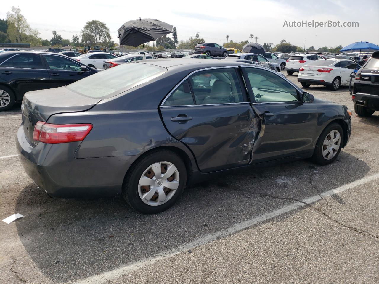 2008 Toyota Camry Ce Gray vin: 4T1BE46K18U245951