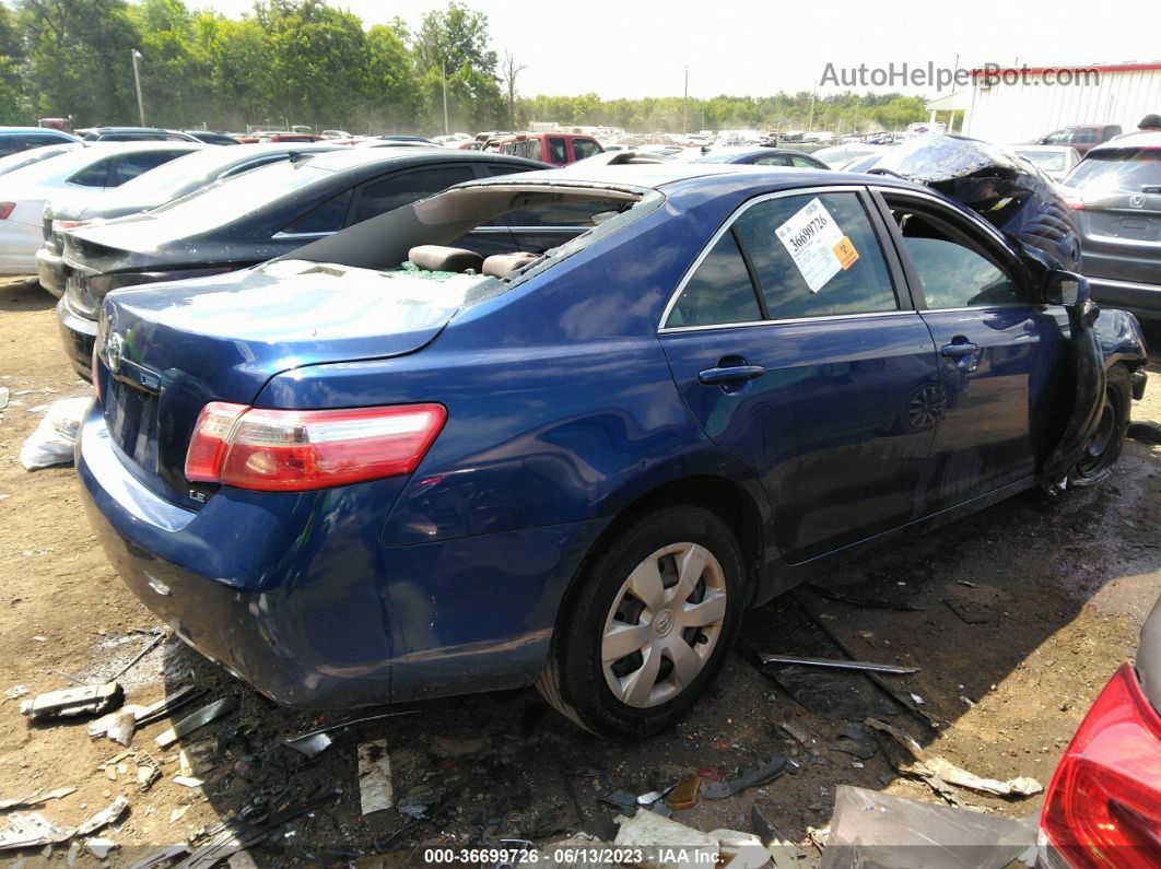 2009 Toyota Camry Le Blue vin: 4T1BE46K19U286498