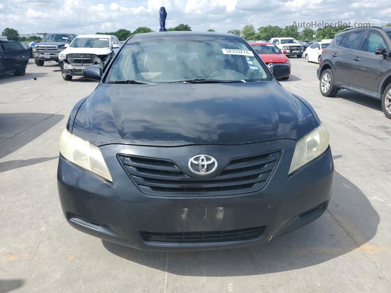 2009 Toyota Camry Base Черный vin: 4T1BE46K19U378372