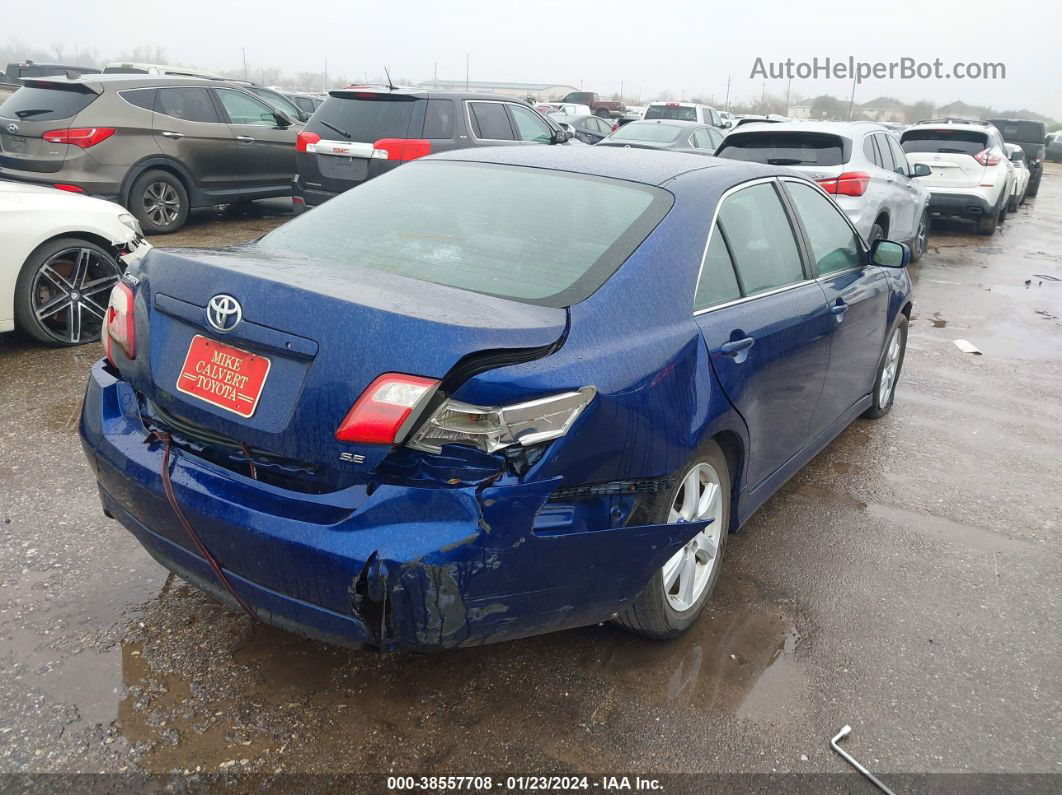 2009 Toyota Camry Se Blue vin: 4T1BE46K19U399142