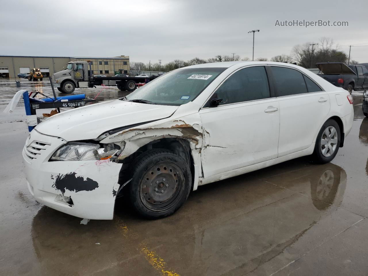 2009 Toyota Camry Base White vin: 4T1BE46K19U861120