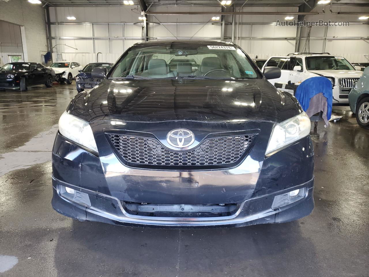 2007 Toyota Camry Ce Black vin: 4T1BE46K27U173642