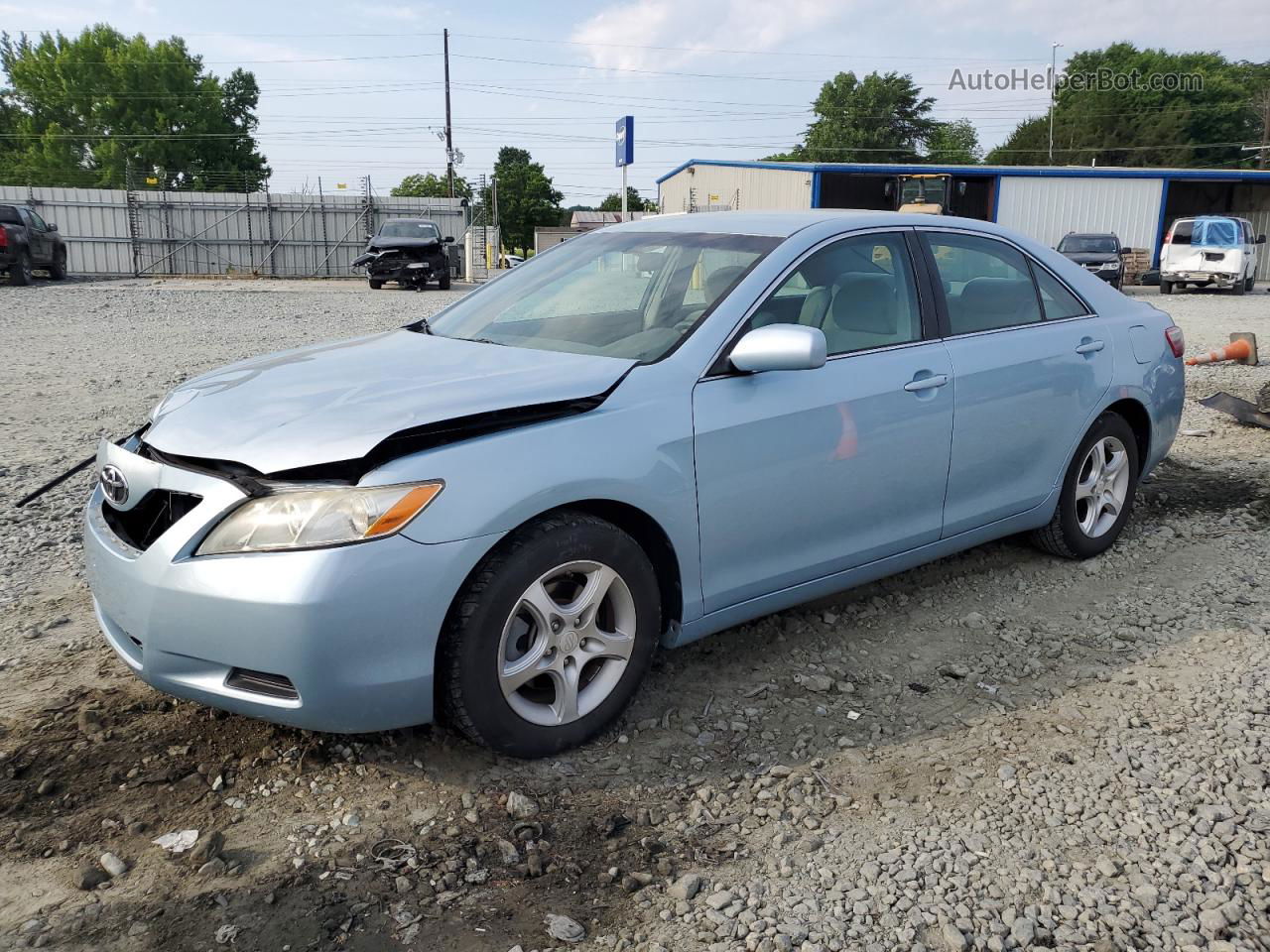 2007 Toyota Camry Ce Синий vin: 4T1BE46K27U559543