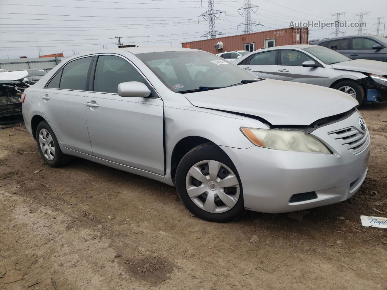 2007 Toyota Camry Ce Silver vin: 4T1BE46K27U590209