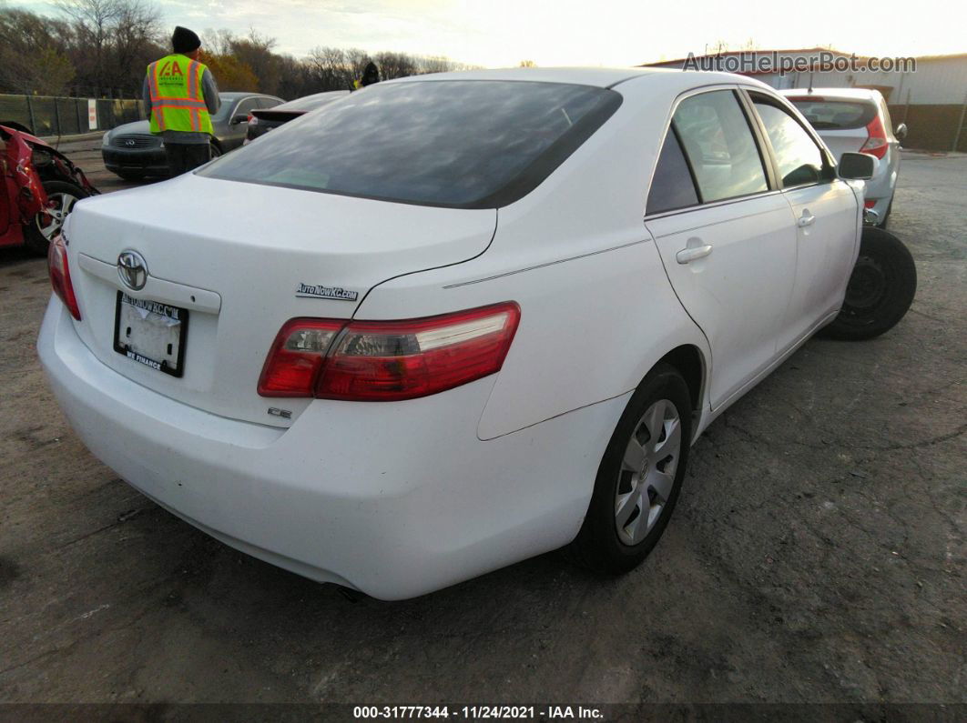 2007 Toyota Camry Ce/xle/se/le White vin: 4T1BE46K27U611088