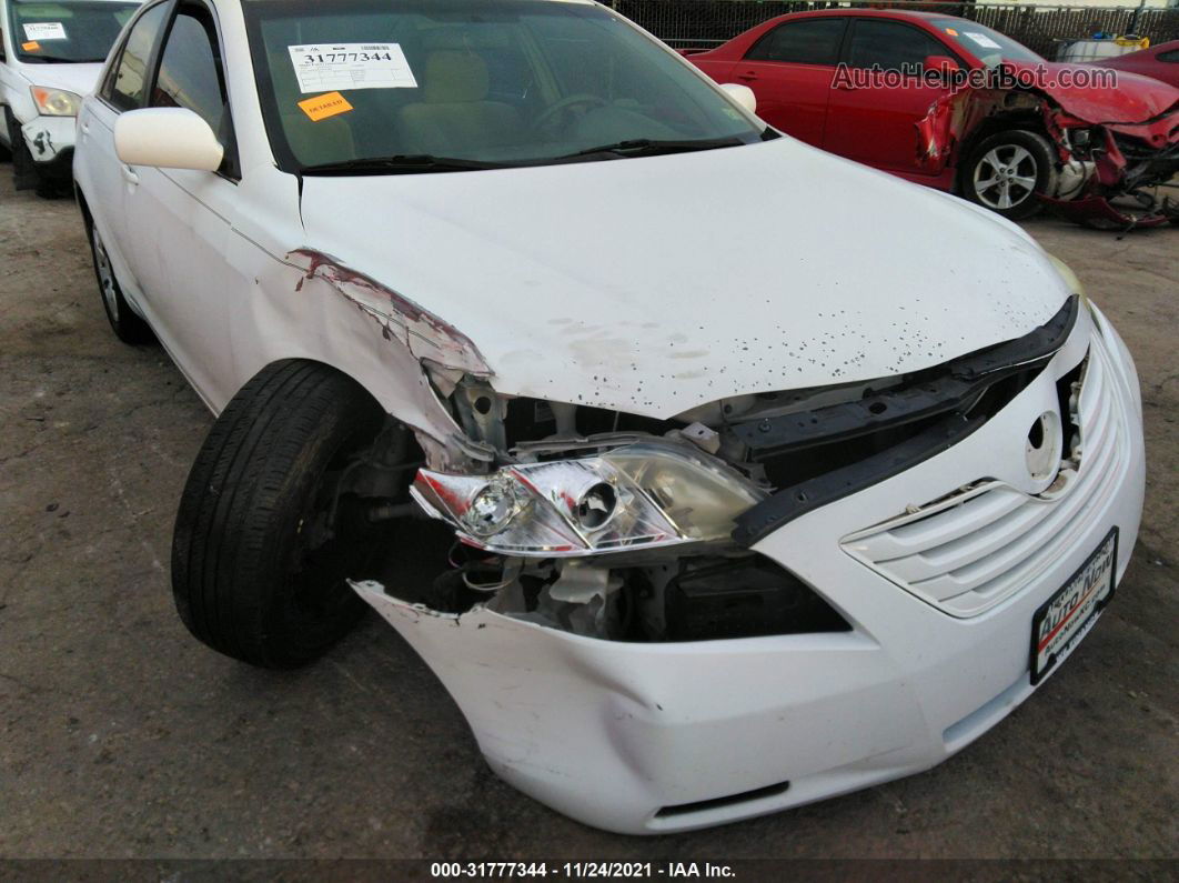 2007 Toyota Camry Ce/xle/se/le White vin: 4T1BE46K27U611088