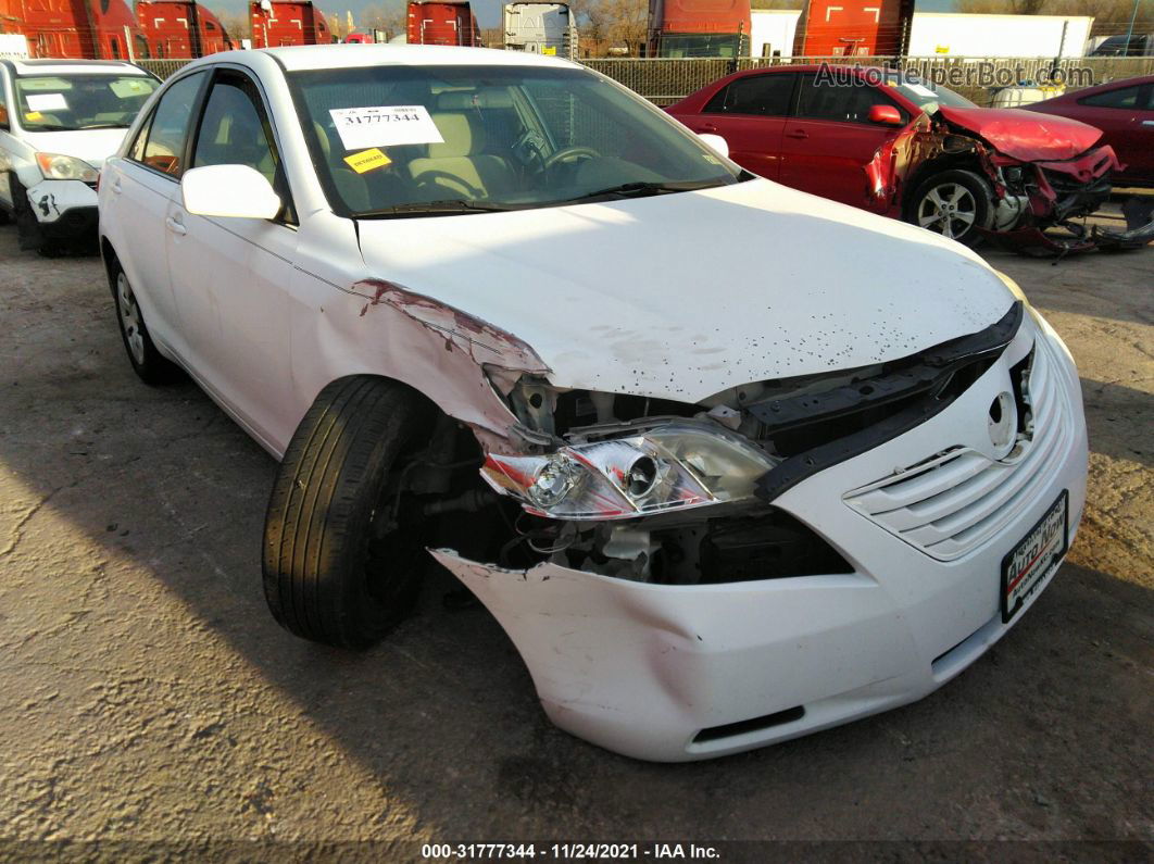 2007 Toyota Camry Ce/xle/se/le White vin: 4T1BE46K27U611088