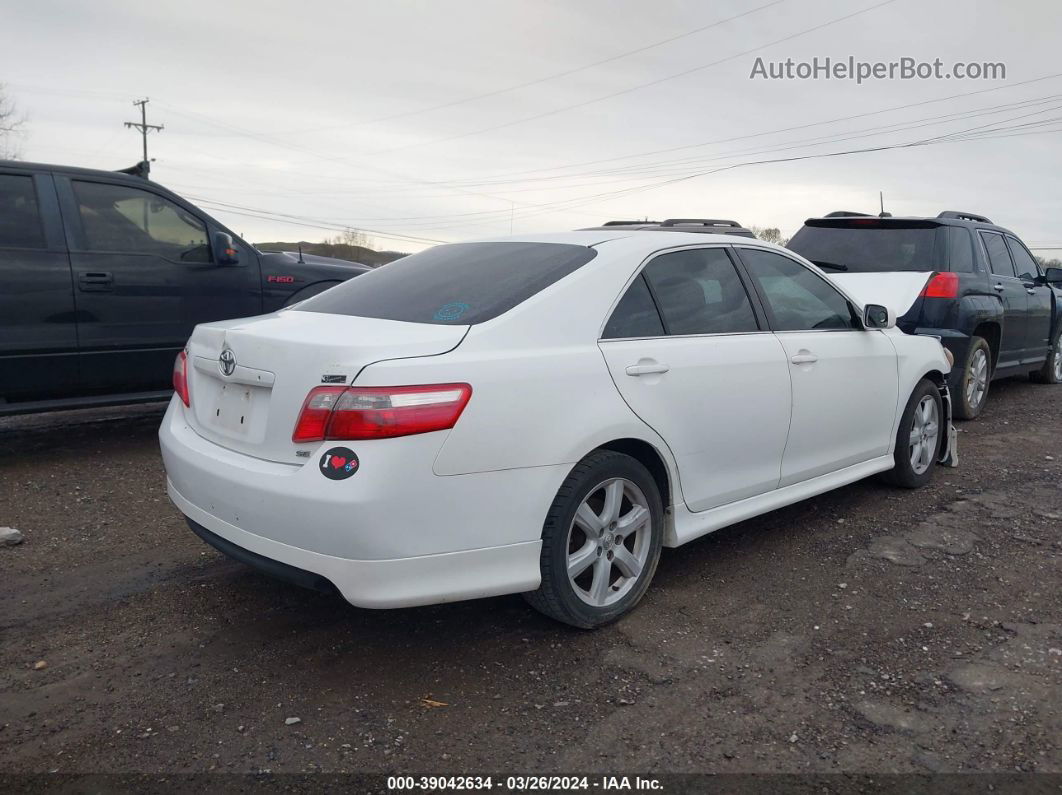 2007 Toyota Camry Se White vin: 4T1BE46K27U707268