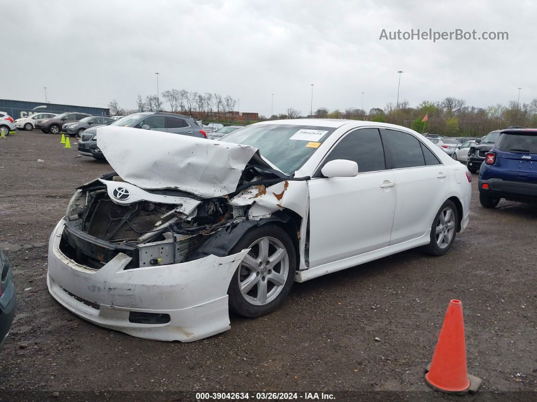 2007 Toyota Camry Se White vin: 4T1BE46K27U707268