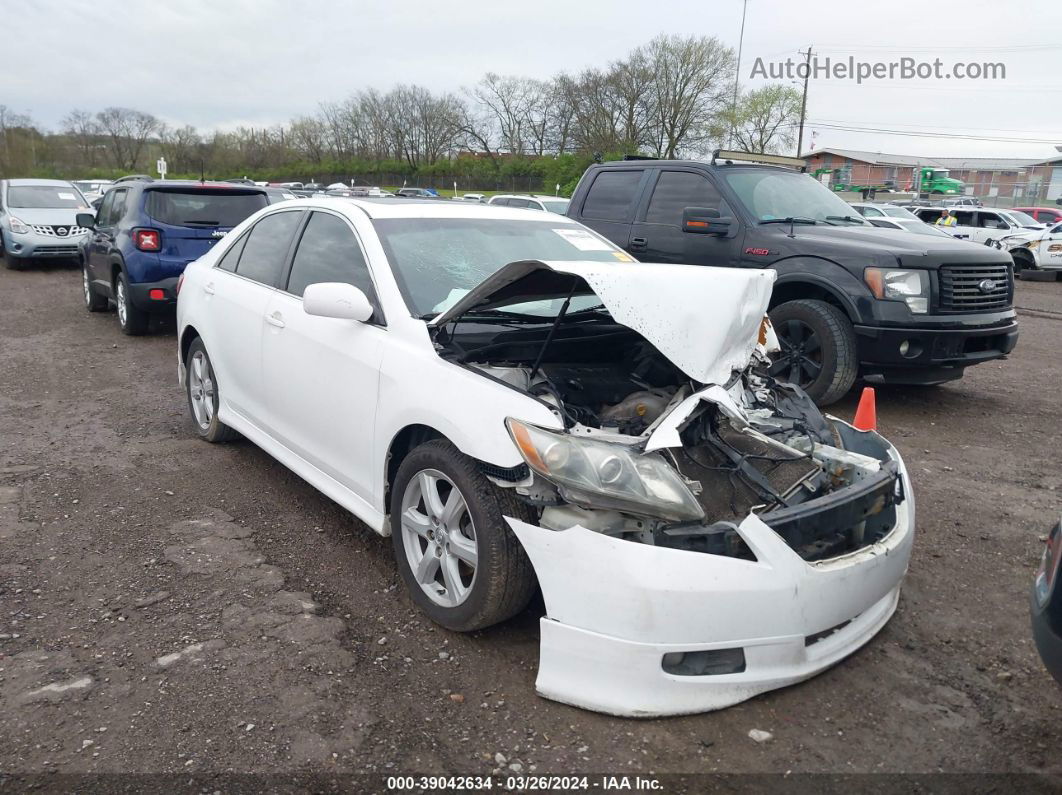 2007 Toyota Camry Se White vin: 4T1BE46K27U707268