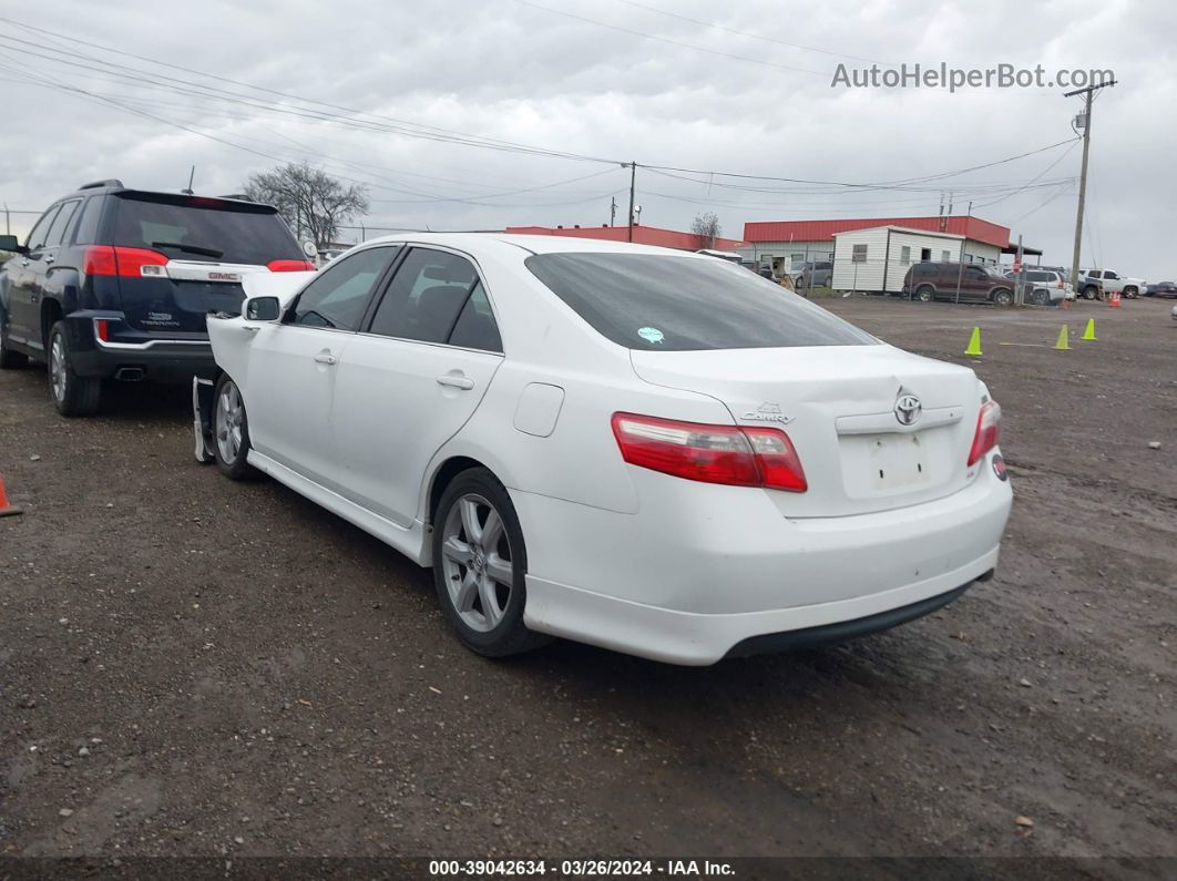 2007 Toyota Camry Se White vin: 4T1BE46K27U707268