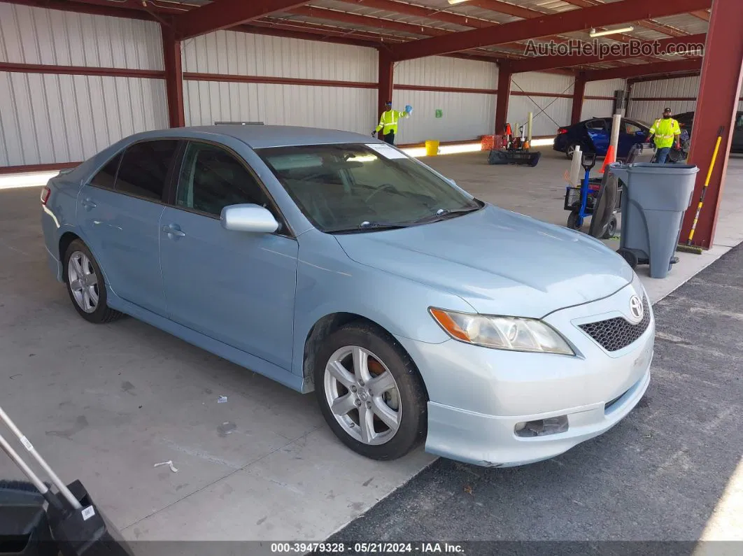 2007 Toyota Camry Se Blue vin: 4T1BE46K27U714835