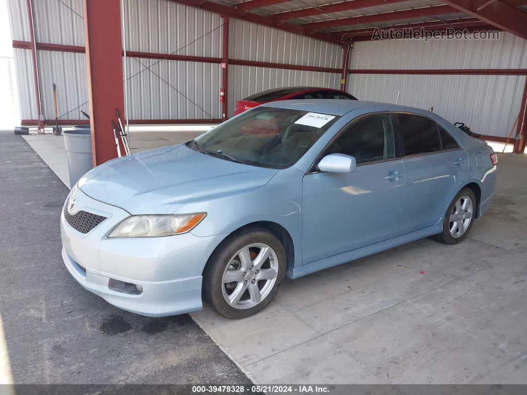 2007 Toyota Camry Se Blue vin: 4T1BE46K27U714835