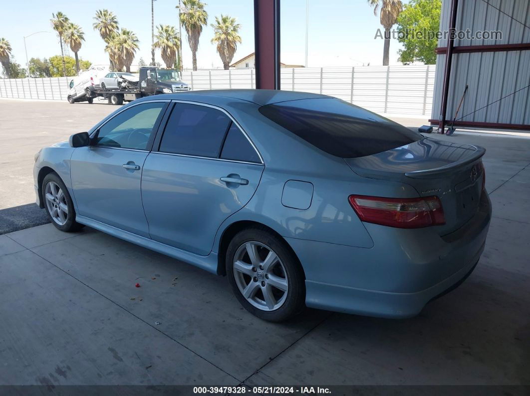 2007 Toyota Camry Se Blue vin: 4T1BE46K27U714835