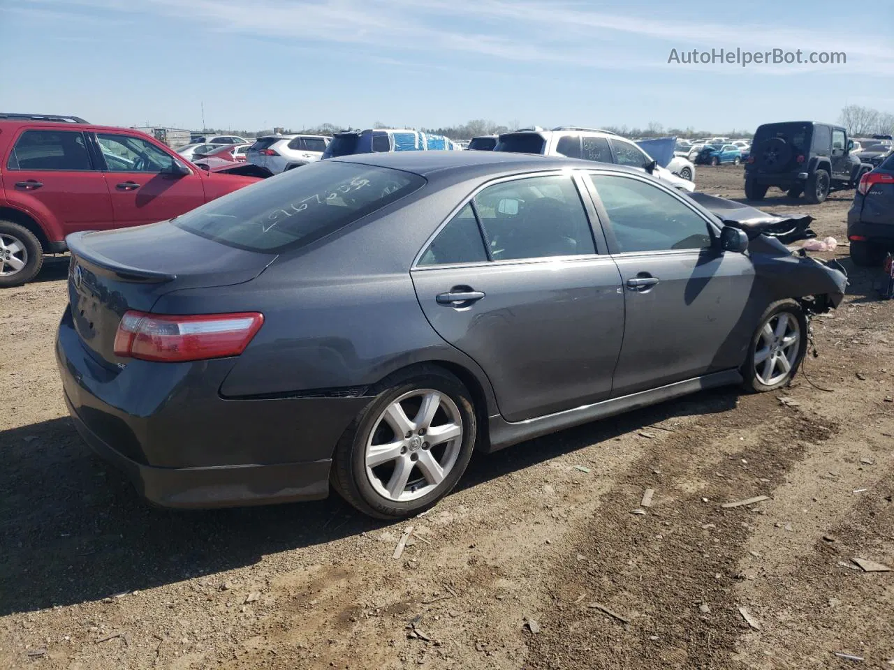 2007 Toyota Camry Ce Gray vin: 4T1BE46K27U721932