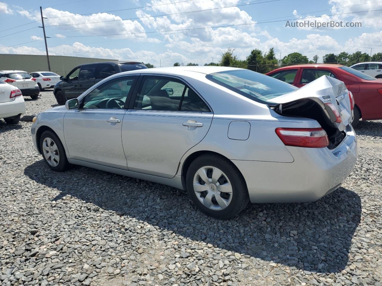 2008 Toyota Camry Ce Silver vin: 4T1BE46K28U249393