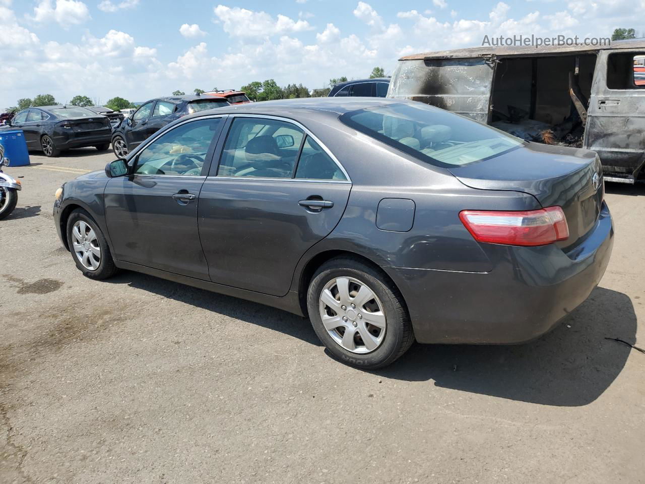 2008 Toyota Camry Ce Gray vin: 4T1BE46K28U753040