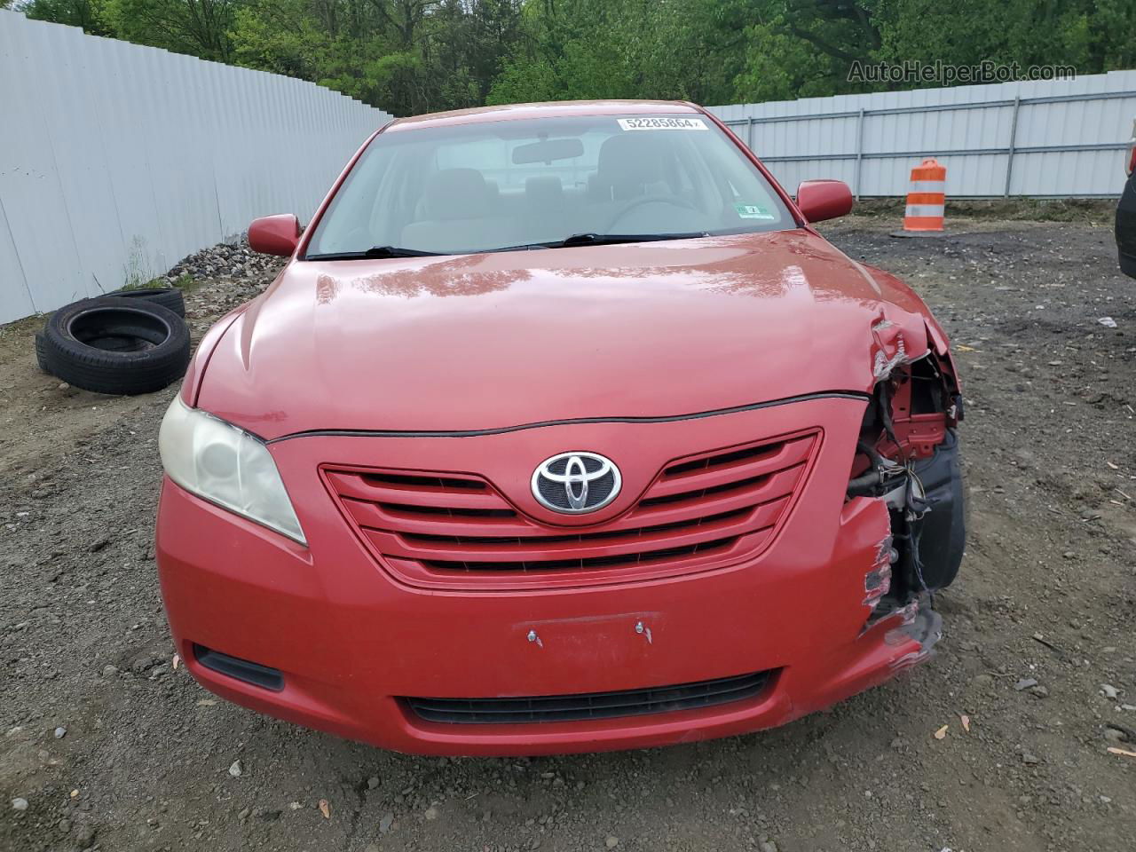 2009 Toyota Camry Base Красный vin: 4T1BE46K29U390868