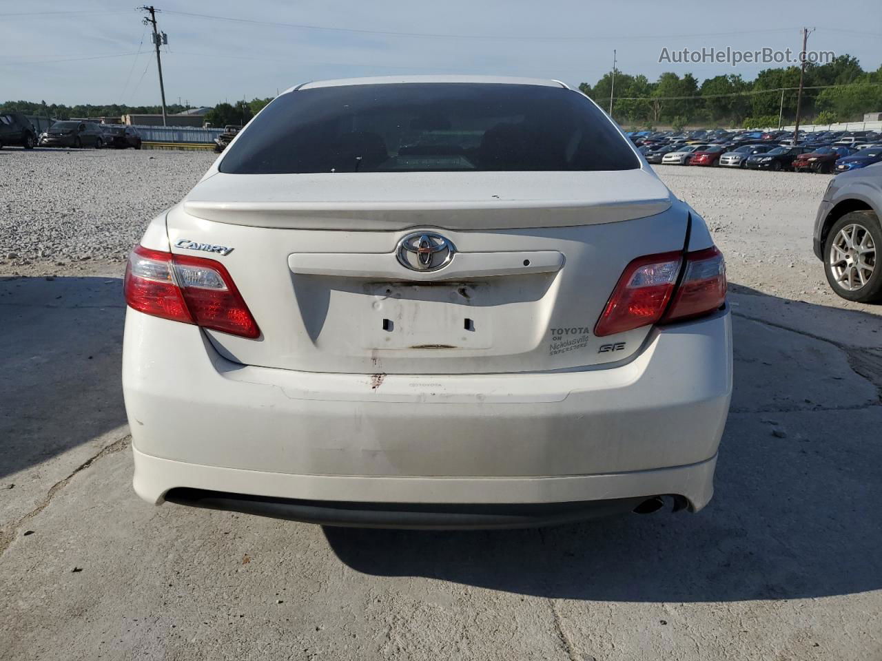 2009 Toyota Camry Base White vin: 4T1BE46K29U919901