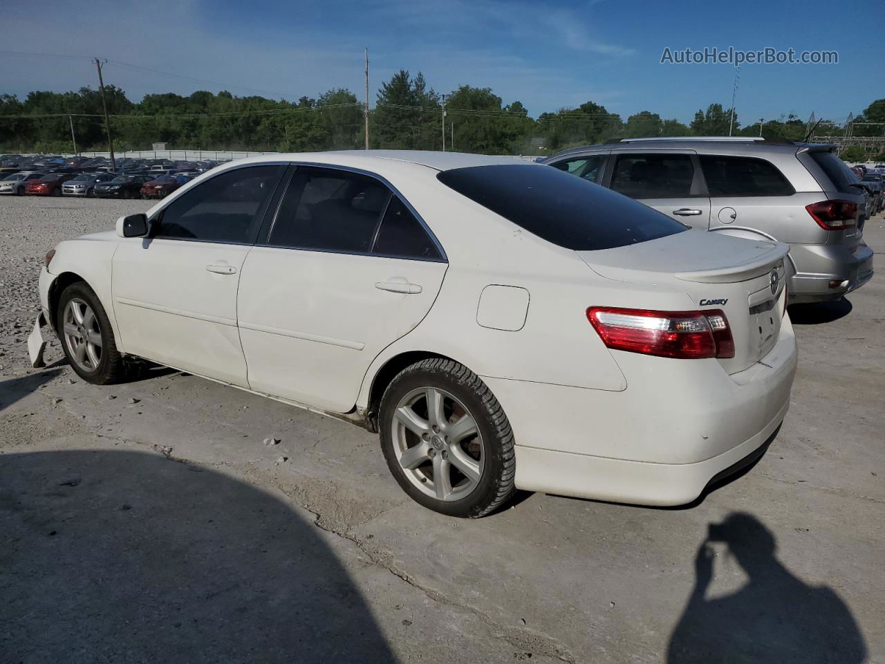 2009 Toyota Camry Base Белый vin: 4T1BE46K29U919901