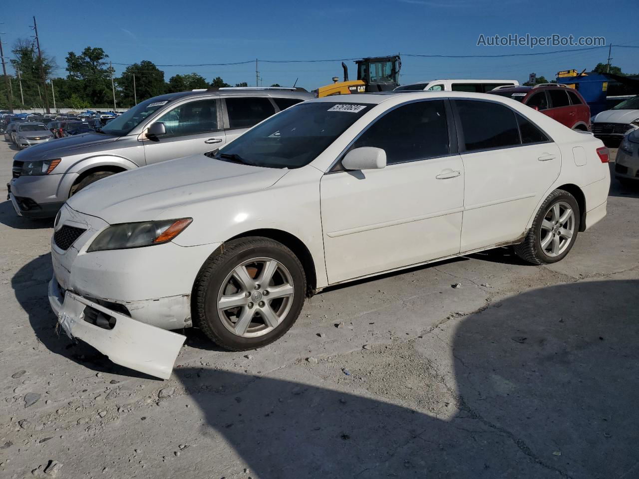 2009 Toyota Camry Base White vin: 4T1BE46K29U919901