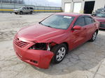 2007 Toyota Camry Ce Red vin: 4T1BE46K37U067118