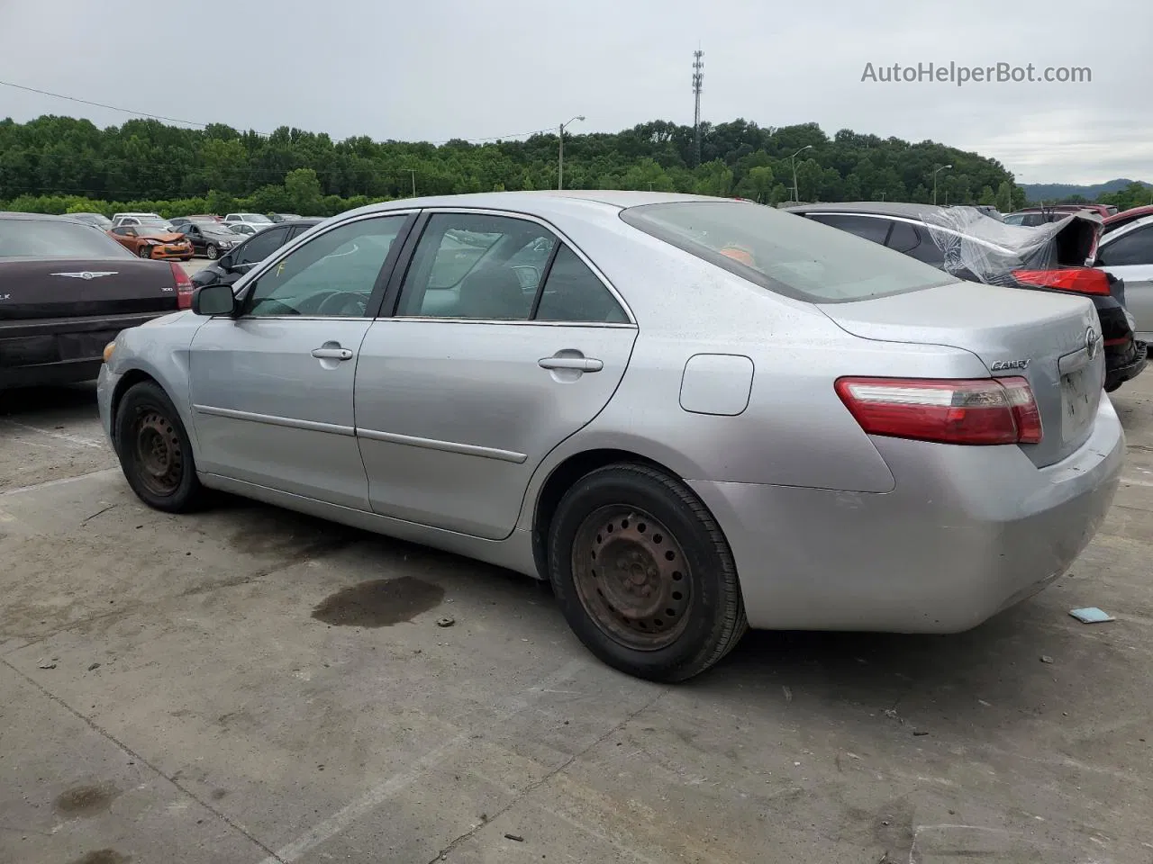 2007 Toyota Camry Ce Silver vin: 4T1BE46K37U070276