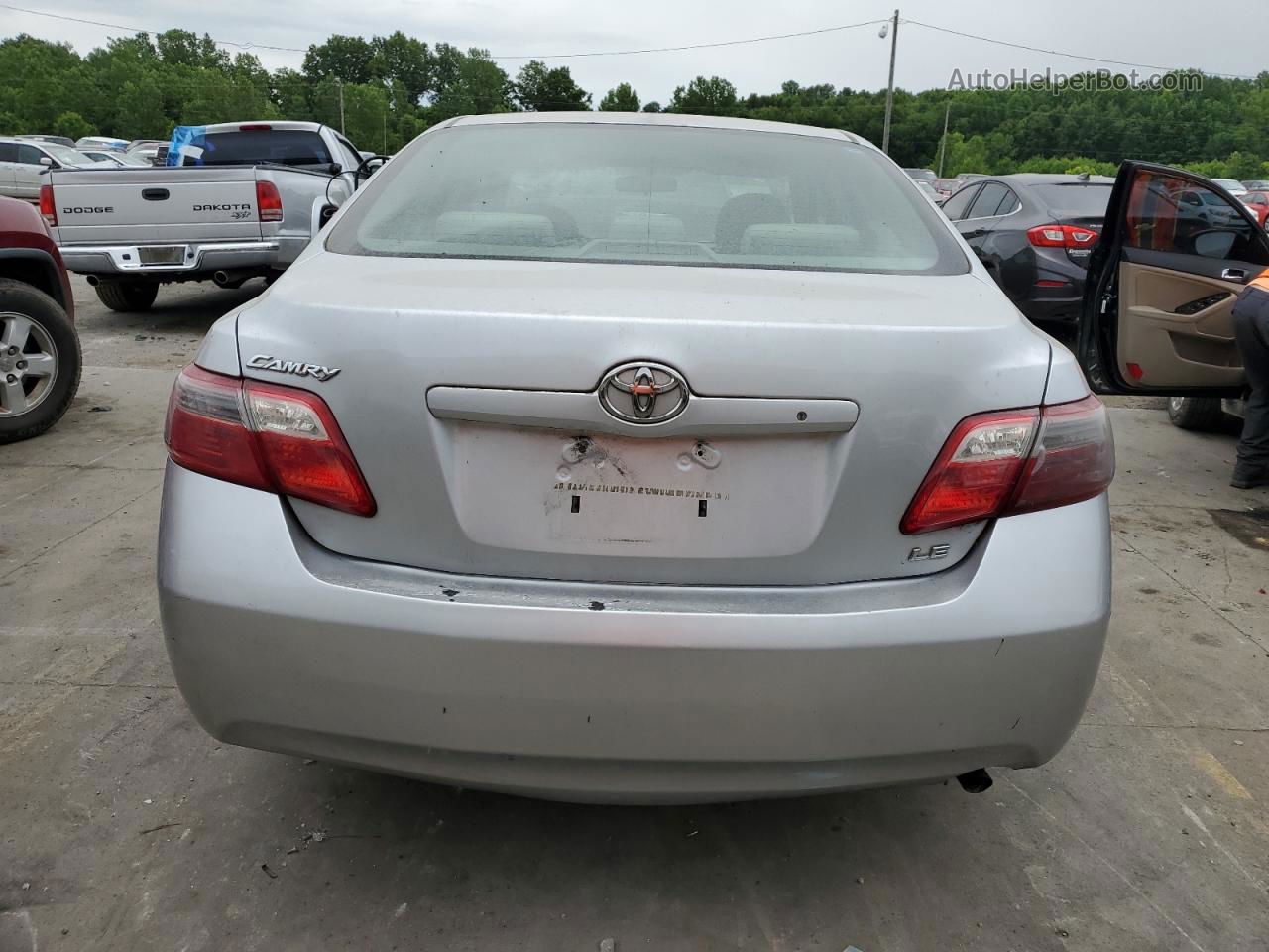 2007 Toyota Camry Ce Silver vin: 4T1BE46K37U070276