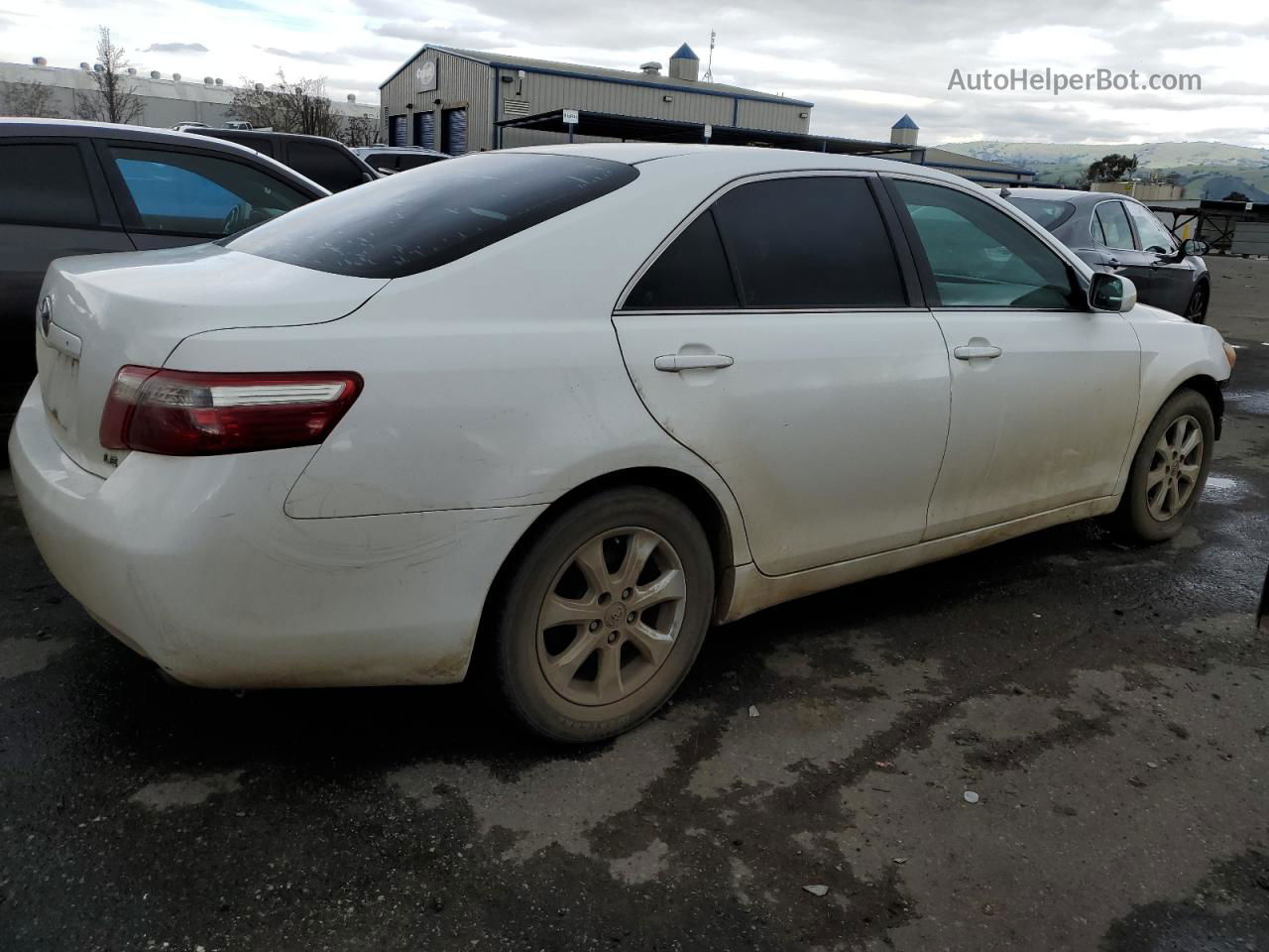 2007 Toyota Camry Ce White vin: 4T1BE46K37U557865