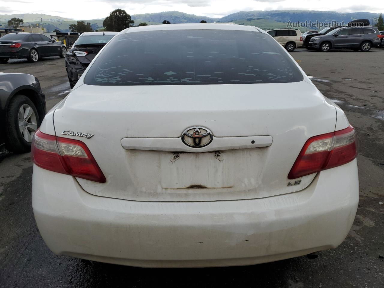 2007 Toyota Camry Ce White vin: 4T1BE46K37U557865