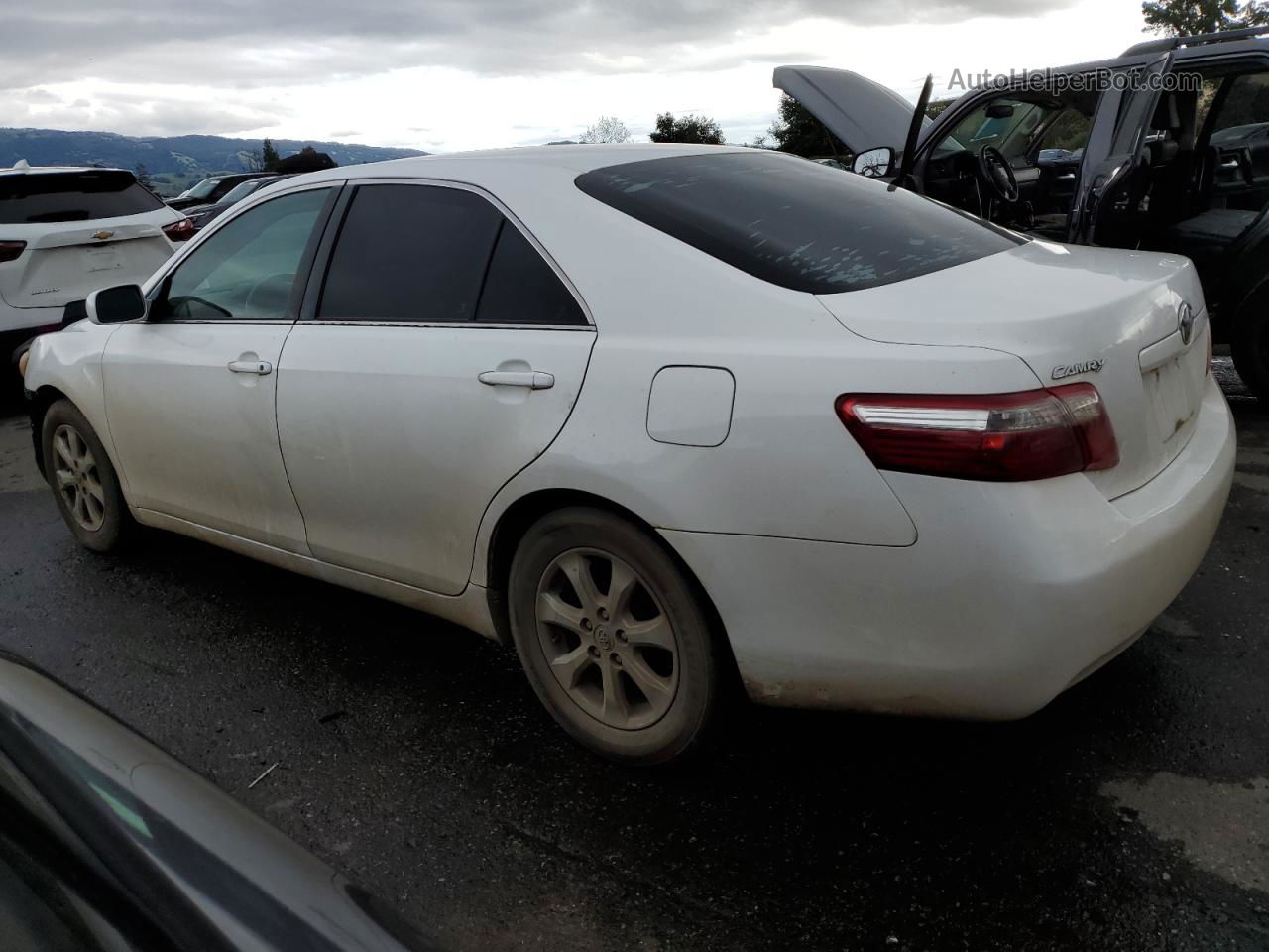 2007 Toyota Camry Ce White vin: 4T1BE46K37U557865