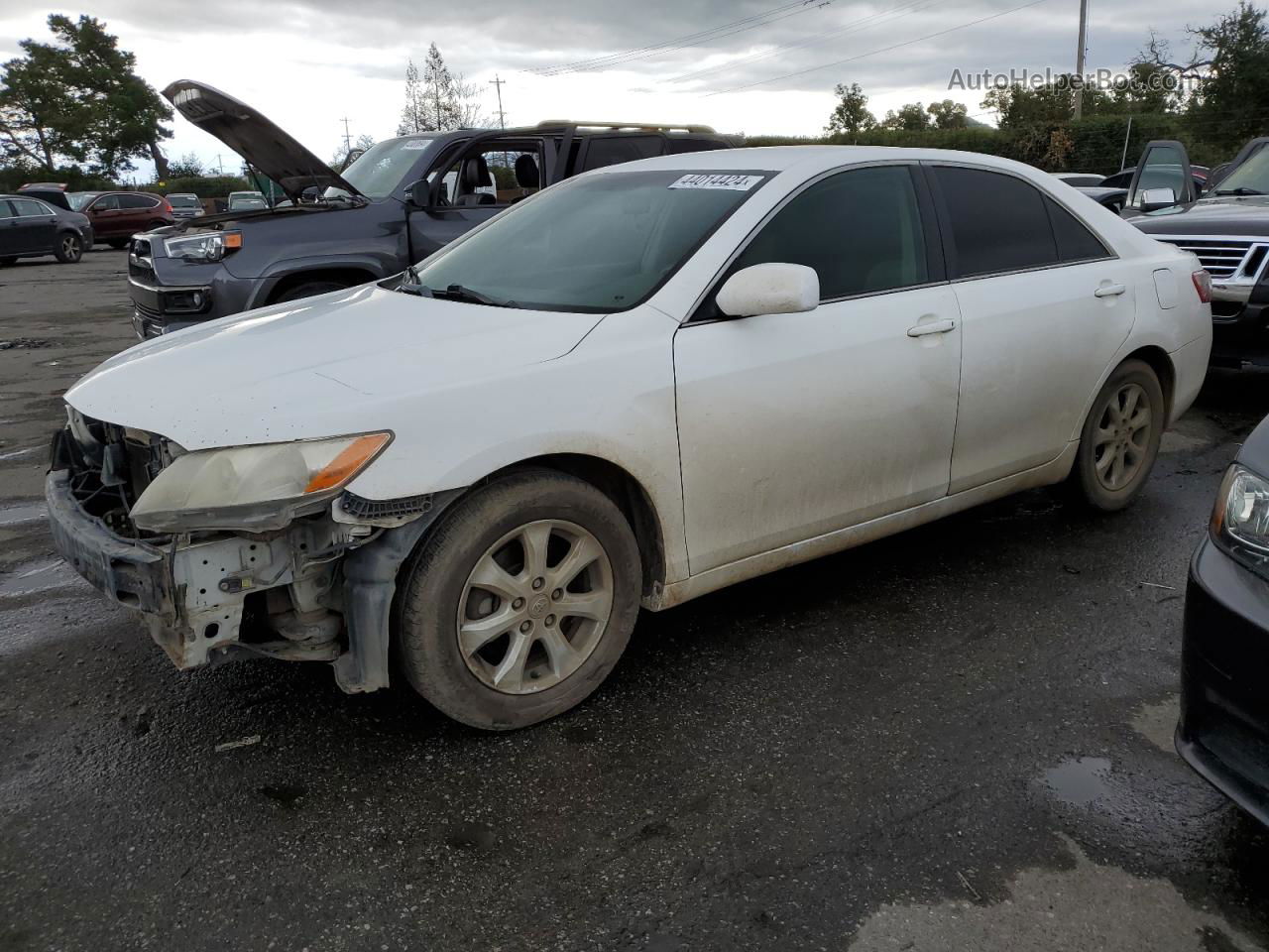 2007 Toyota Camry Ce White vin: 4T1BE46K37U557865