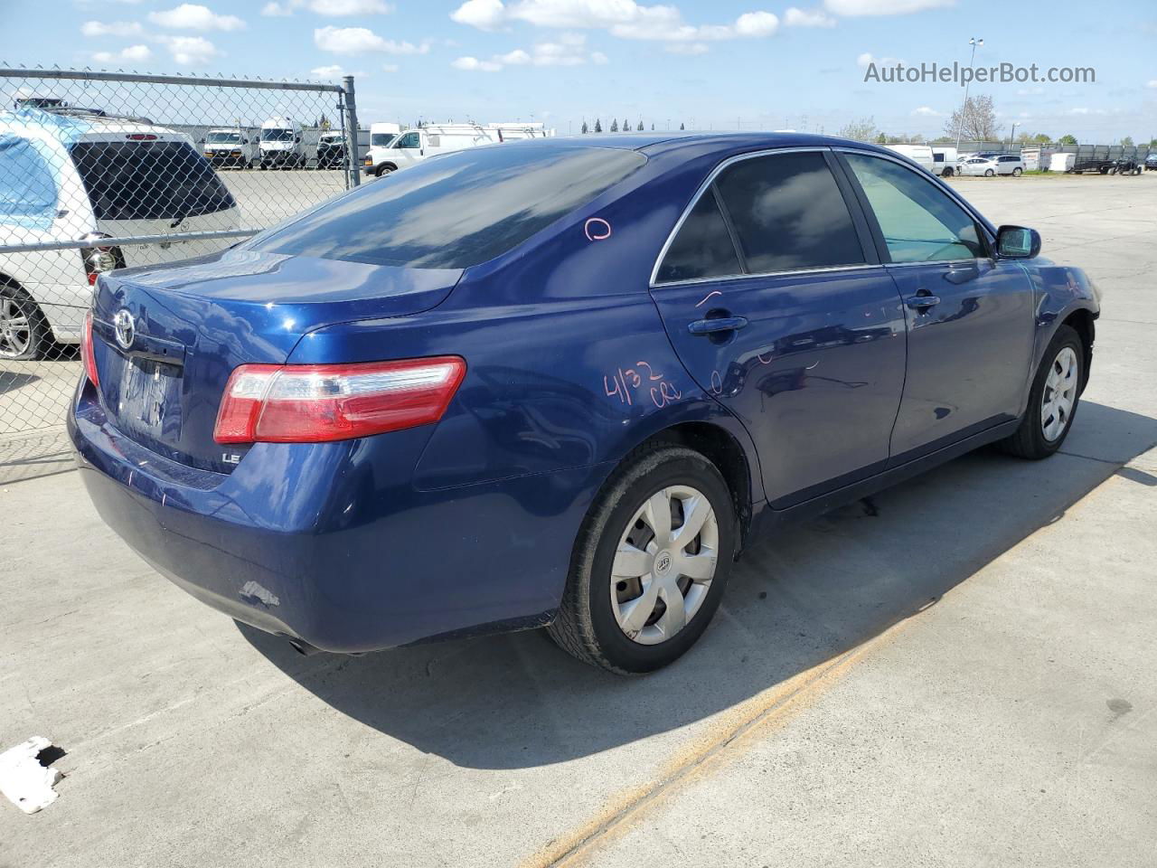 2008 Toyota Camry Ce Blue vin: 4T1BE46K38U260435