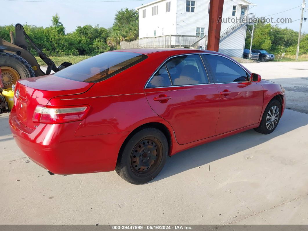 2009 Toyota Camry Le Red vin: 4T1BE46K39U325933