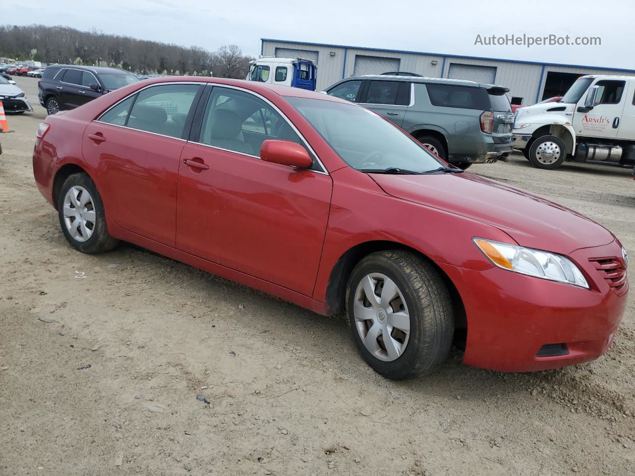 2009 Toyota Camry Base Red vin: 4T1BE46K39U348368