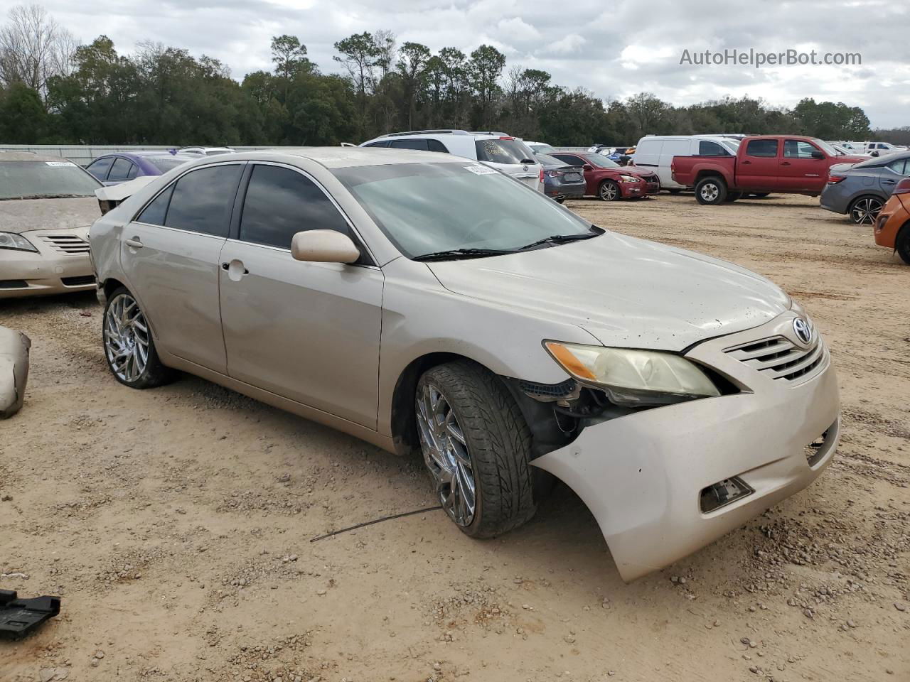 2009 Toyota Camry Base Бежевый vin: 4T1BE46K39U859854