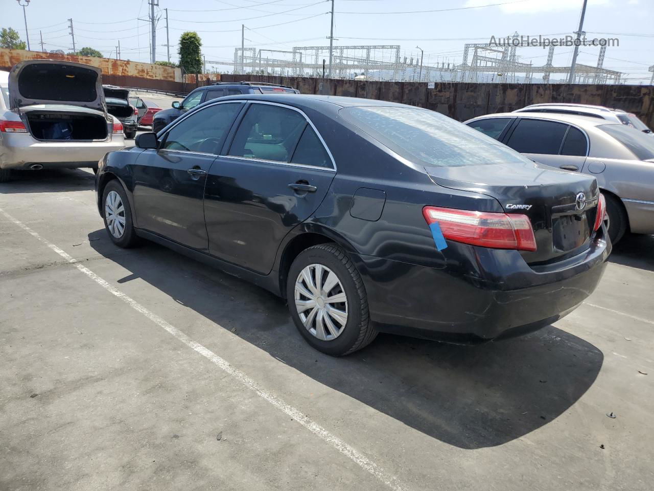 2007 Toyota Camry Ce Black vin: 4T1BE46K47U029185