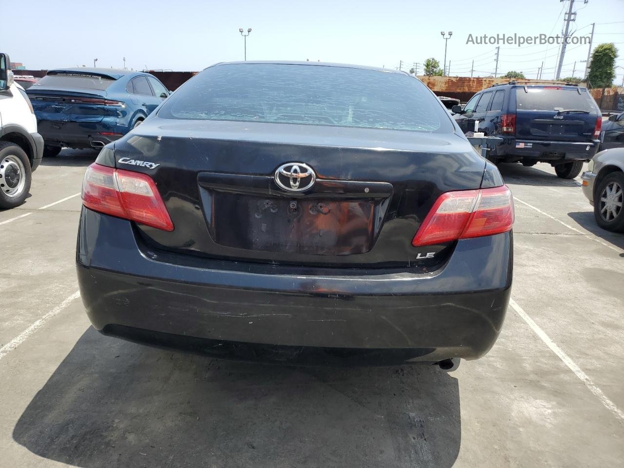 2007 Toyota Camry Ce Black vin: 4T1BE46K47U029185