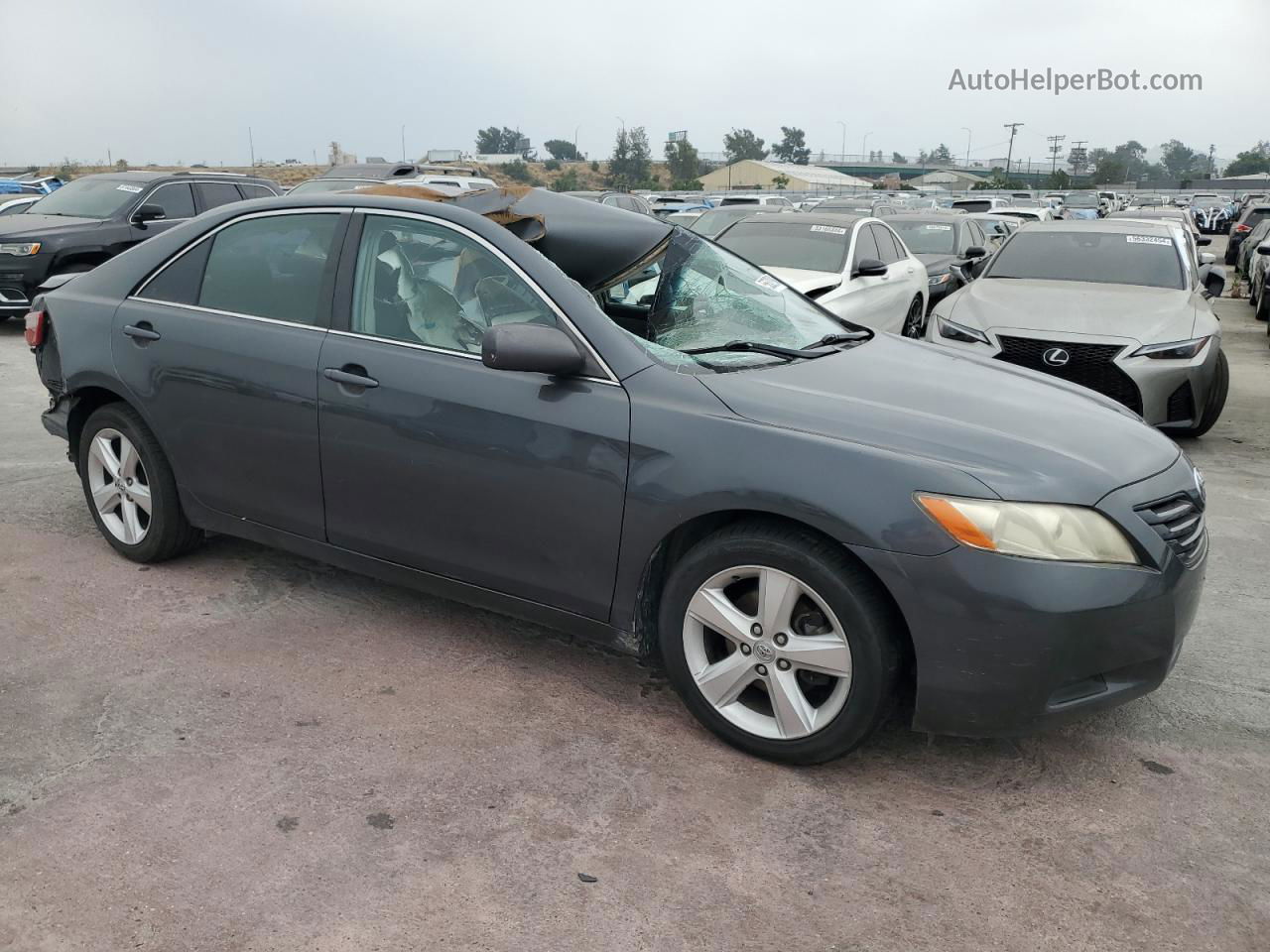 2007 Toyota Camry Ce Gray vin: 4T1BE46K47U101955