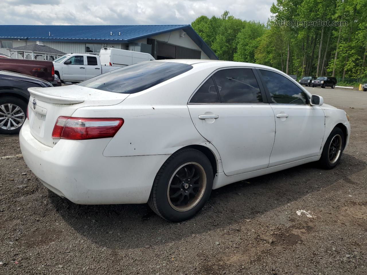 2007 Toyota Camry Ce White vin: 4T1BE46K47U514992