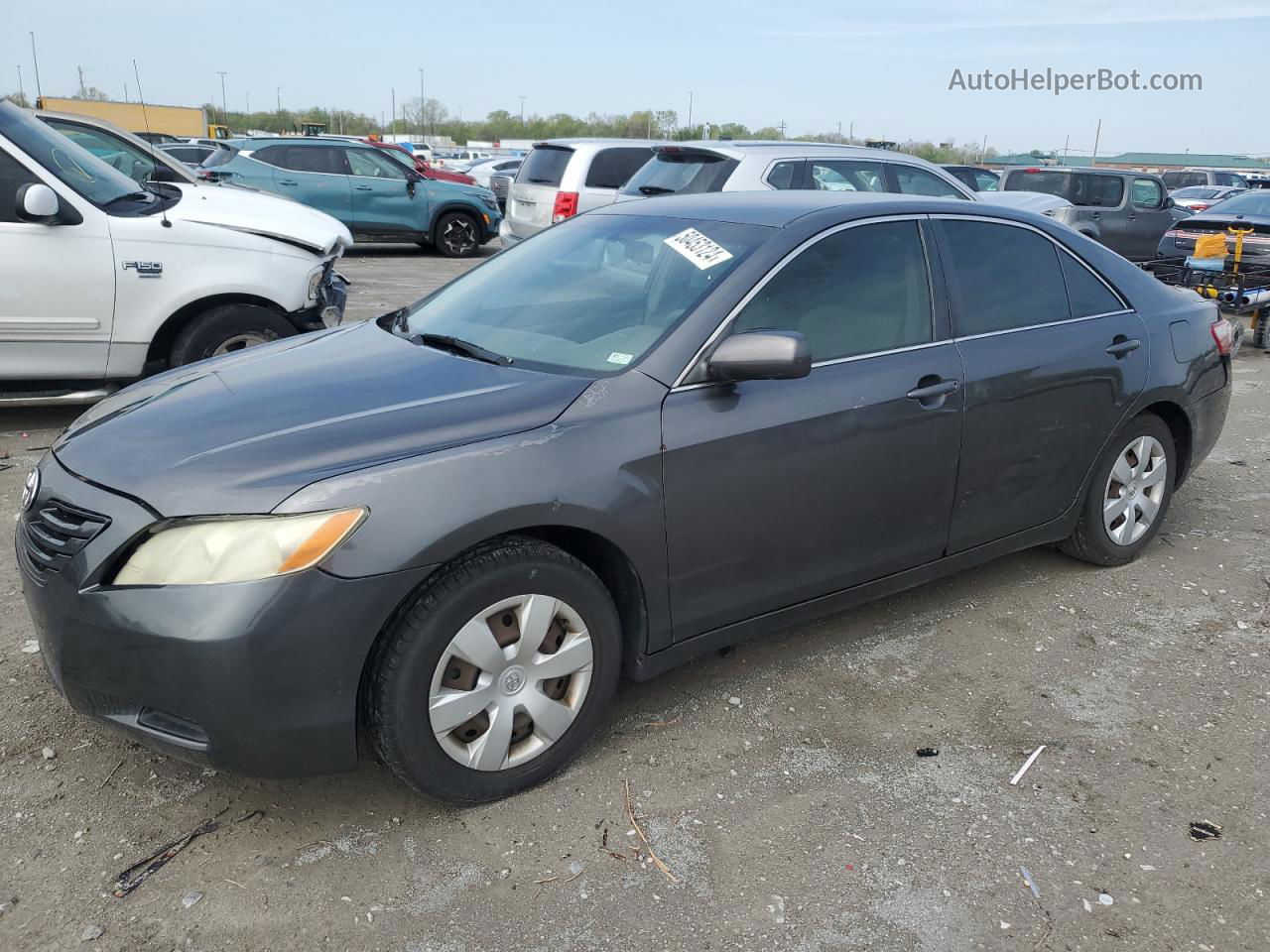 2007 Toyota Camry Ce Серый vin: 4T1BE46K47U567983