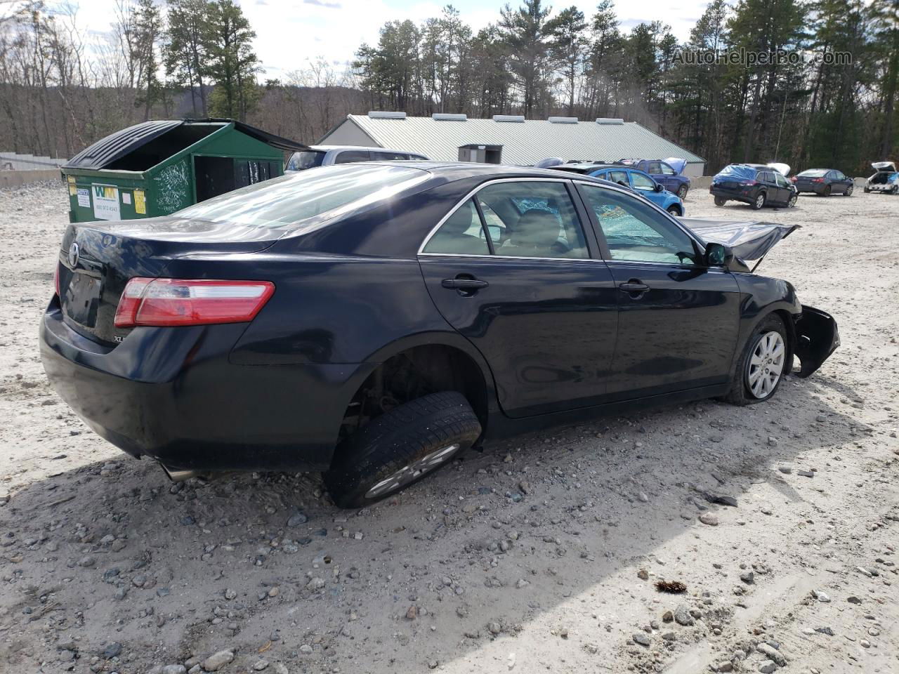 2007 Toyota Camry Ce Black vin: 4T1BE46K47U649065