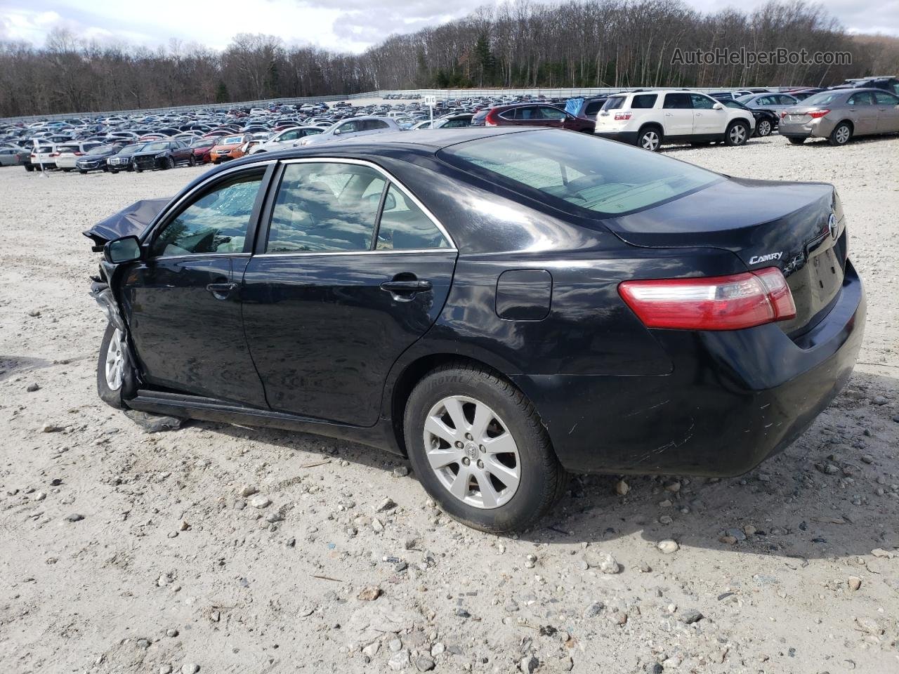 2007 Toyota Camry Ce Black vin: 4T1BE46K47U649065